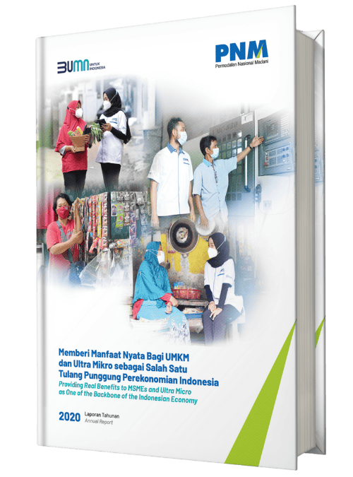 Sampul Annual Report yang dikerjakan AGS Consulting pada 2020, proyek 8