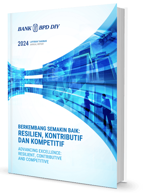 Sampul Annual Report 2024 Bank BPD DIY yang dikerjakan AGS Consulting