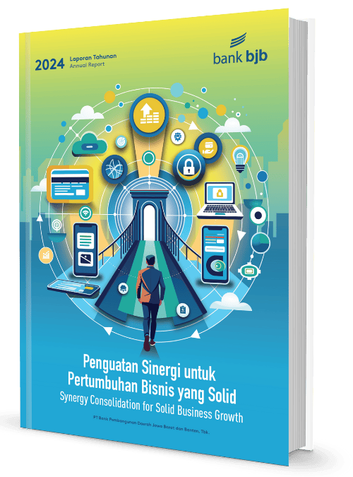Sampul Annual Report 2024 bank bjb yang dikerjakan AGS Consulting
