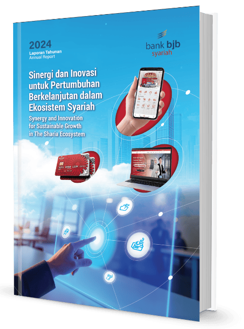 Sampul Annual Report 2024 bank bjb syariah yang dikerjakan AGS Consulting