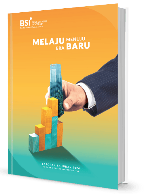 Sampul Annual Report 2024 Bank Syariah Indonesia yang dikerjakan AGS Consulting