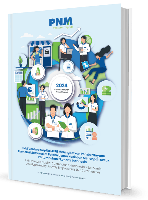 Sampul Annual Report 2024 PNM Venture Capital yang dikerjakan AGS Consulting