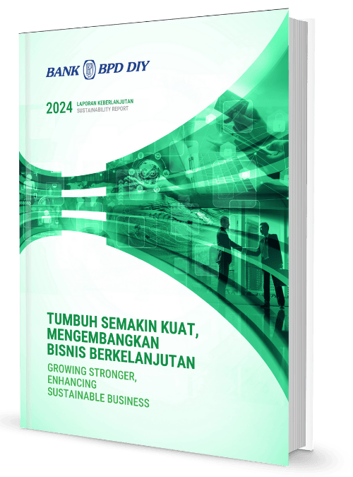 Sampul Sustainability Report 2024 Bank BPD DIY yang dikerjakan AGS Consulting