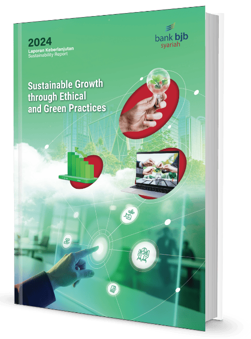 Sampul Sustainability Report 2024 bank bjb syariah yang dikerjakan AGS Consulting